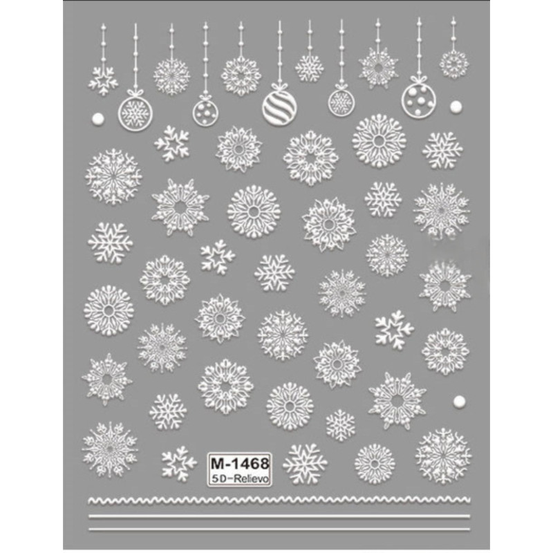 Pegatina Adhesiva M-1468 5D, Navidad