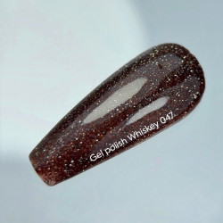 Esmalte semipermanente Whiskey NAILSOFTHEDAY, marrón reflectante, 10ml