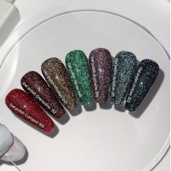 Esmalte semipermanente Whiskey NAILSOFTHEDAY, marrón reflectante, 10ml