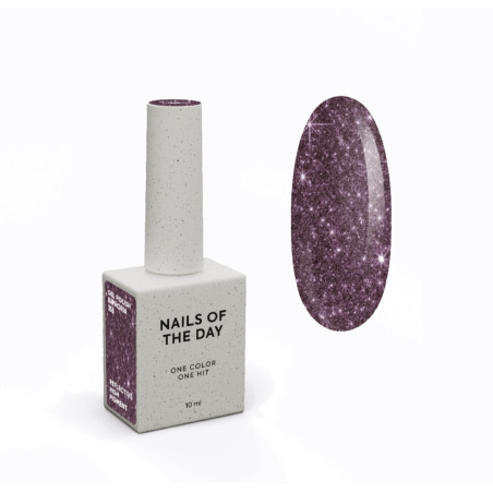 Esmalte semipermanente Euphoria NAILSOFTHEDAY, morado reflectante, 10ml