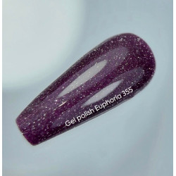Esmalte semipermanente Euphoria NAILSOFTHEDAY, morado reflectante, 10ml