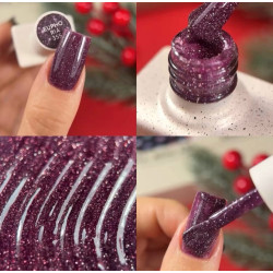 Esmalte semipermanente Euphoria NAILSOFTHEDAY, morado reflectante, 10ml