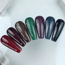 Esmalte semipermanente Grenadine NAILSOFTHEDAY, burdeos reflectante, 10ml