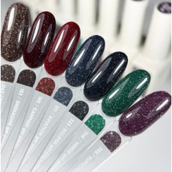 Esmalte semipermanente Grenadine NAILSOFTHEDAY, burdeos reflectante, 10ml