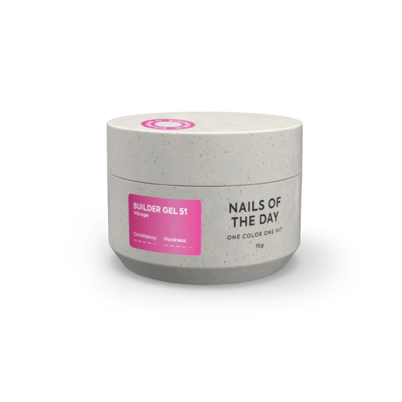 Builder Gel Vitrage 51 NAILSOFTHEDAY, 15ml