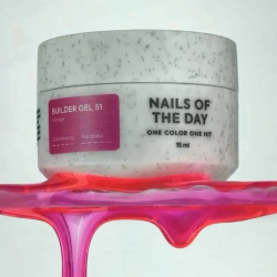 Builder Gel Vitrage 51 NAILSOFTHEDAY, 15ml