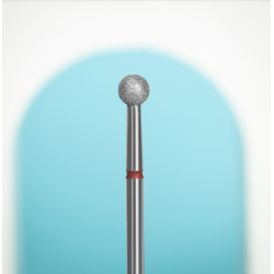 Fresa de diamante Bola Roja 4mm., STALEKS
