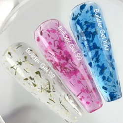 Builder Gel 100 Flower NAILSOFTHEDAY, gel constructorcon flores secas, 15 ml