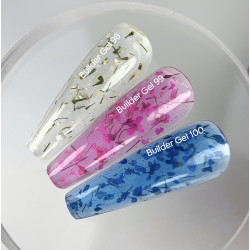 Builder Gel 100 Flower NAILSOFTHEDAY, gel constructorcon flores secas, 15 ml