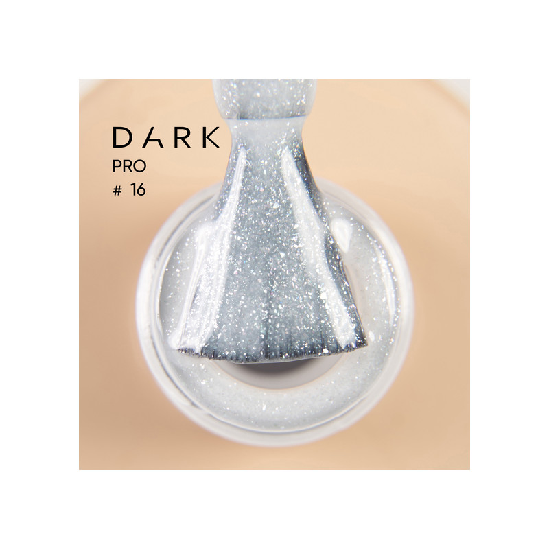 Pro Base 16 DARK, Base Camuflaje de color Blanco lechoso con micro brillo, 30ml