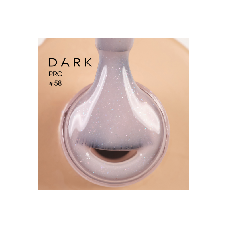 Pro Base 58 DARK, Base Camuflaje de color beige con brillo,15ml
