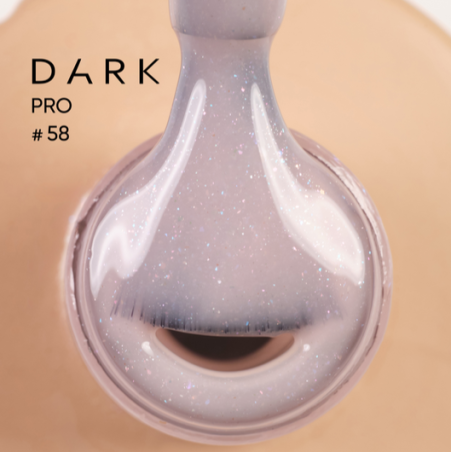 Pro Base 58 DARK, Base Camuflaje de color beige con brillo,15ml