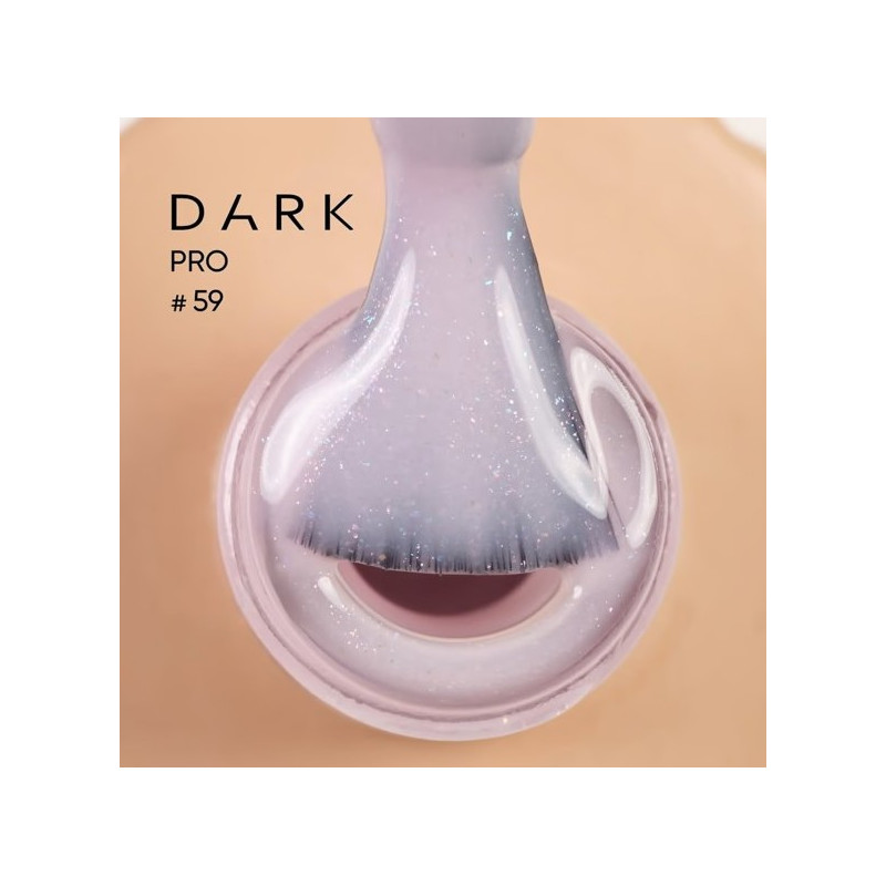 Pro Base 59 DARK, Base Camuflaje de color rosa claro con brillo,15ml