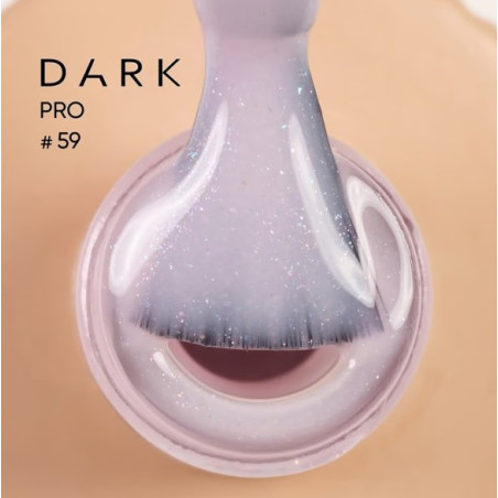 Pro Base 59 DARK, Base Camuflaje de color rosa claro con brillo,15ml