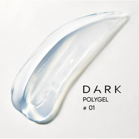 Polygel 01 en tubo DARK, Transparente, 30ml