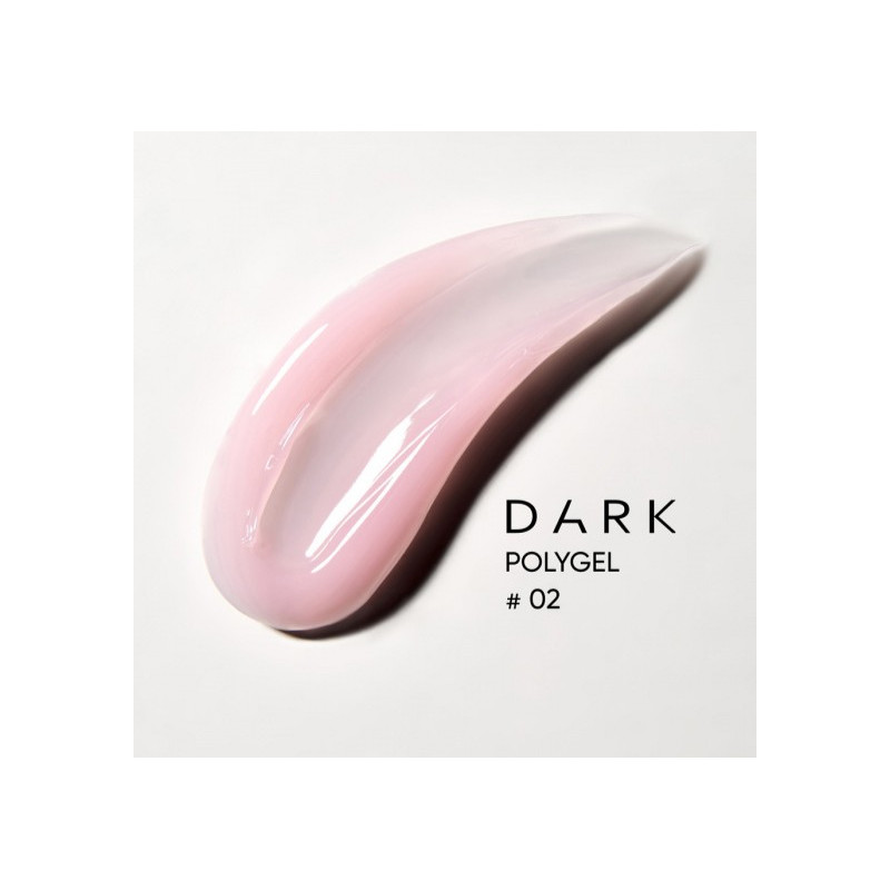 Polygel 02 en tubo DARK, Rosa, 30ml