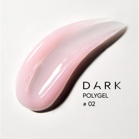 Polygel 02 en tubo DARK, Rosa, 30ml