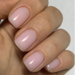 Base Opal 01 Dark, rosa lechoso con microbrillo dorado, 15 ml