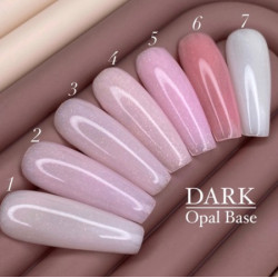 Base Opal 06 Dark, beige con microbrillo dorado, 15 ml