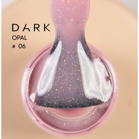 Base Opal 06 Dark, beige con microbrillo dorado, 15 ml