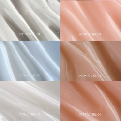 Iconic Gel 01 Dark, gel constructor liquido, transparente, 15ml