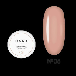 Iconic Gel 06 Dark, gel constructor liquido, nude beige, 15ml