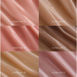 Iconic Gel 13 Dark, gel constructor liquido, rosa polvoriento, 15ml