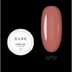 Iconic Gel 19 Dark, gel constructor liquido, beige rosado natural, 15ml