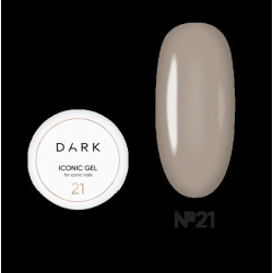 Iconic Gel 21 Dark, gel constructor liquido, beige grisáceo, 15ml