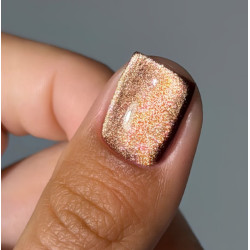 Esmalte Semipermanente Ojo de gato 33 Dark, marrón, 6ml