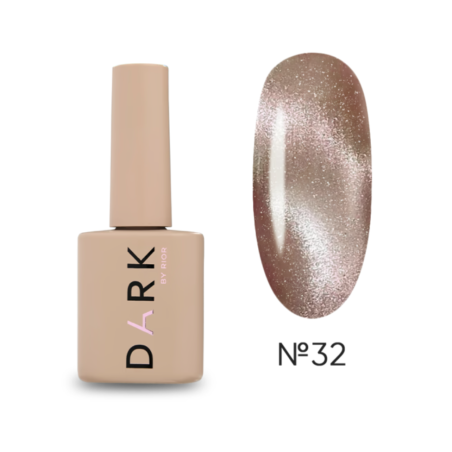 Esmalte Semipermanente Ojo de gato 32 Dark, beige, 6ml