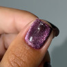 Esmalte Semipermanente Ojo de gato 35 Dark, morado, 6ml
