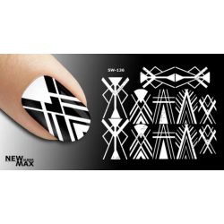 Pegatina al agua blanca SW-136