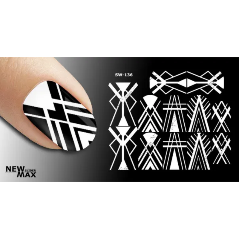 Pegatina al agua blanca SW-136