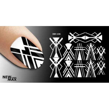 Pegatina al agua blanca SW-136