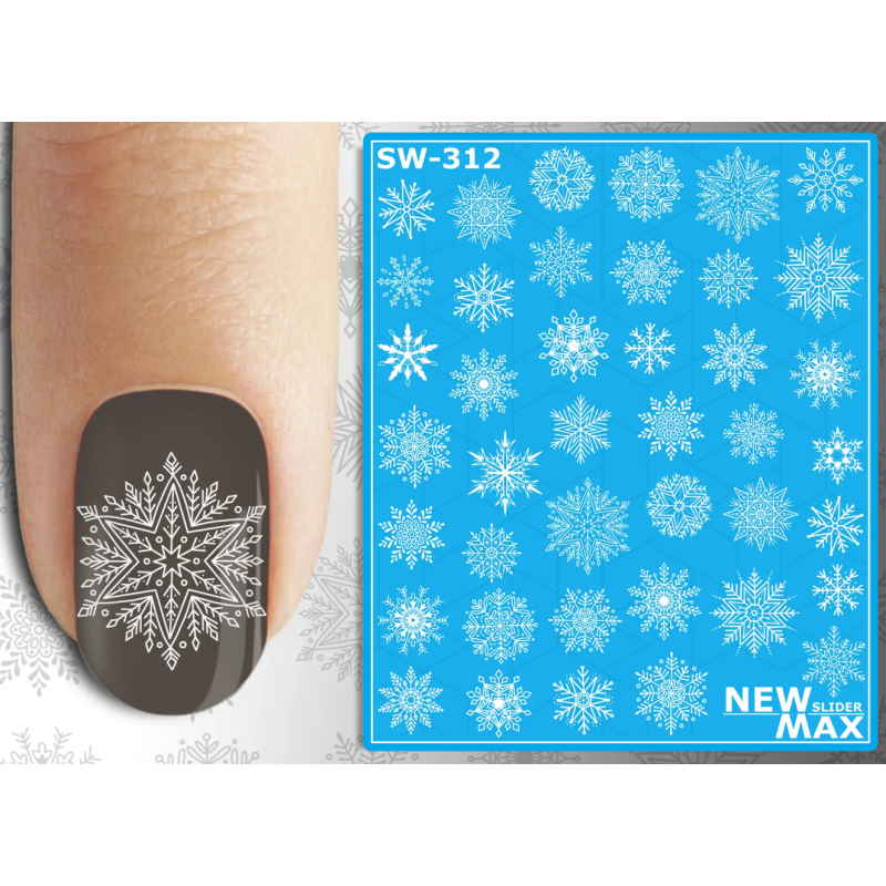 Pegatina al agua para navidad SW-312