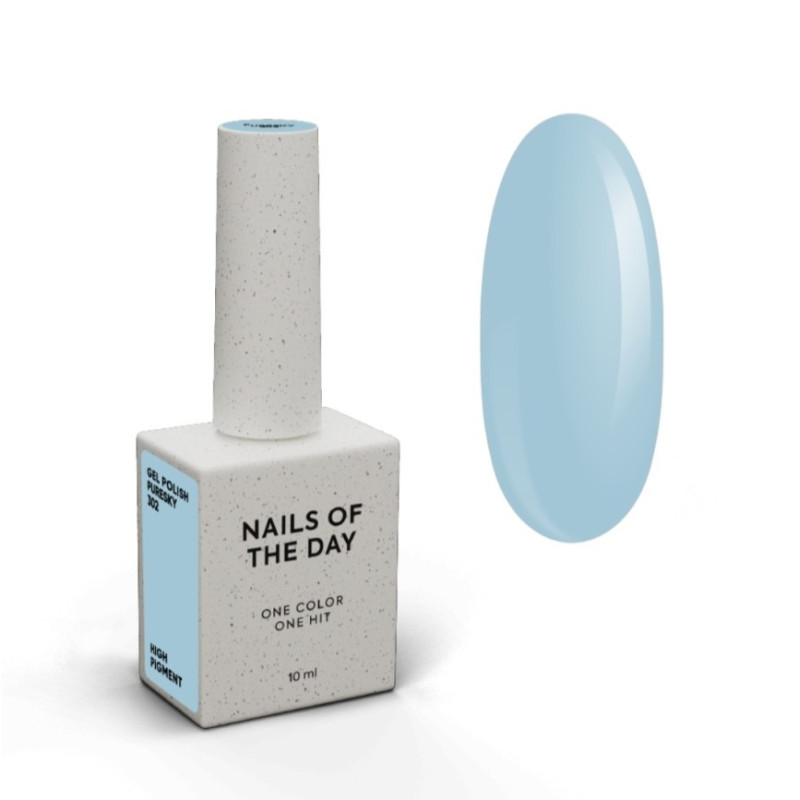 Esmalte Semipermanente Let's special Puresky NAILSOFTHEDAY, azul pastel, 10ml