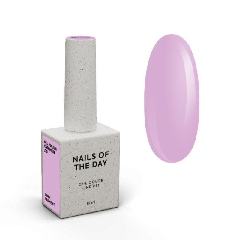 Esmalte Semipermanente Let's special Cashmere NAILSOFTHEDAY, morado pastel, 10ml