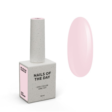 Esmalte Semipermanente Let's special Floria NAILSOFTHEDAY, rosa pastel, 10ml