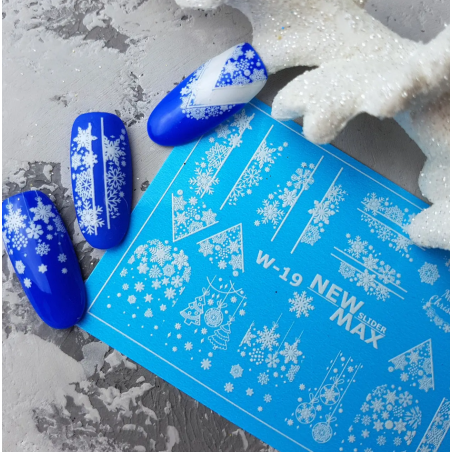 Pegatina al agua para navidad W-19