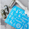Pegatina al agua para navidad W-22