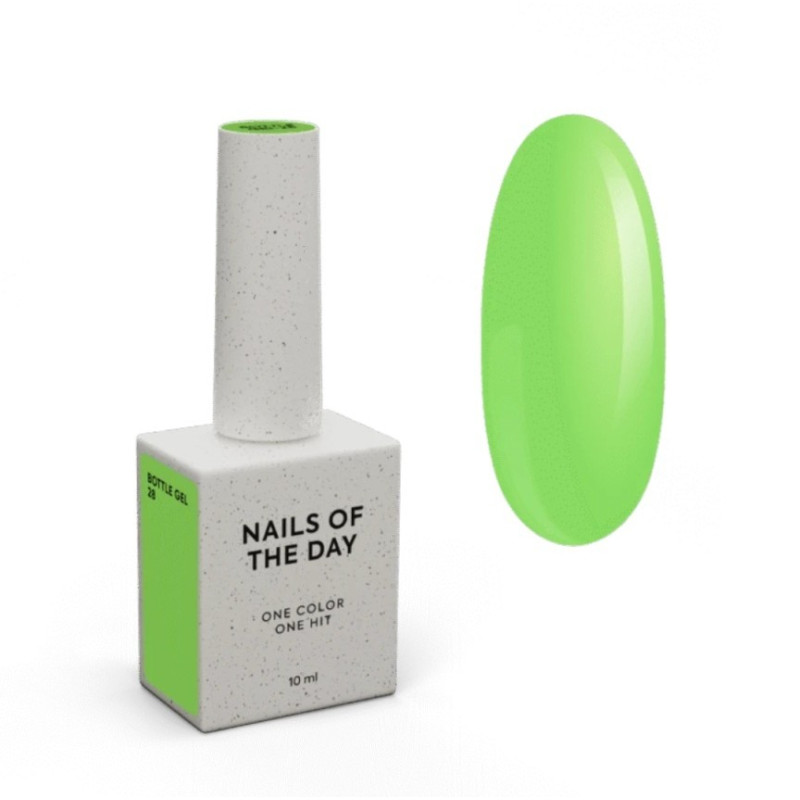 Bottle Gel 28 NAILSOFTHEDAY con pincel, 10 ml
