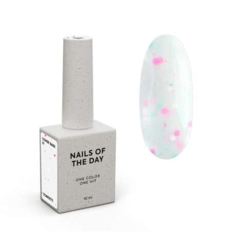 Cover base 41 confetti NAILSOFTHEDAY, 10ml