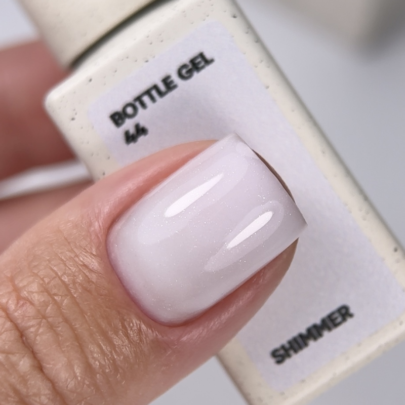 Bottle Gel Shimmer 44 NAILSOFTHEDAY, con pincel, 10 ml