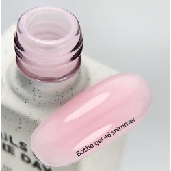 Bottle Gel Shimmer 46 NAILSOFTHEDAY, con pincel, 10 ml
