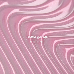 Bottle Gel Shimmer 48 NAILSOFTHEDAY, con pincel, 10 ml