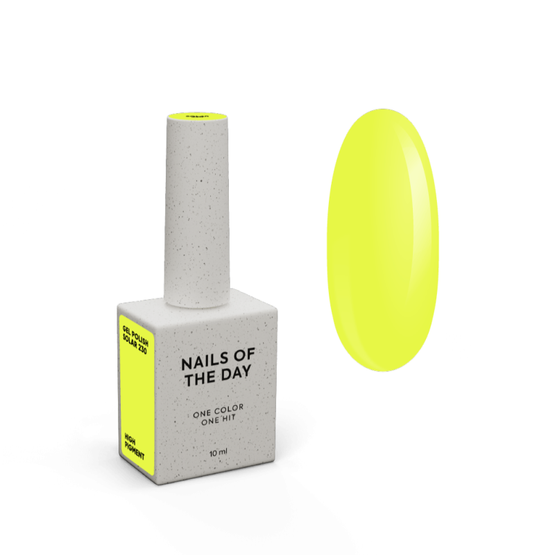 Esmalte Semipermanente Let's special Solar 230, Amarillo Neón, 10ml
