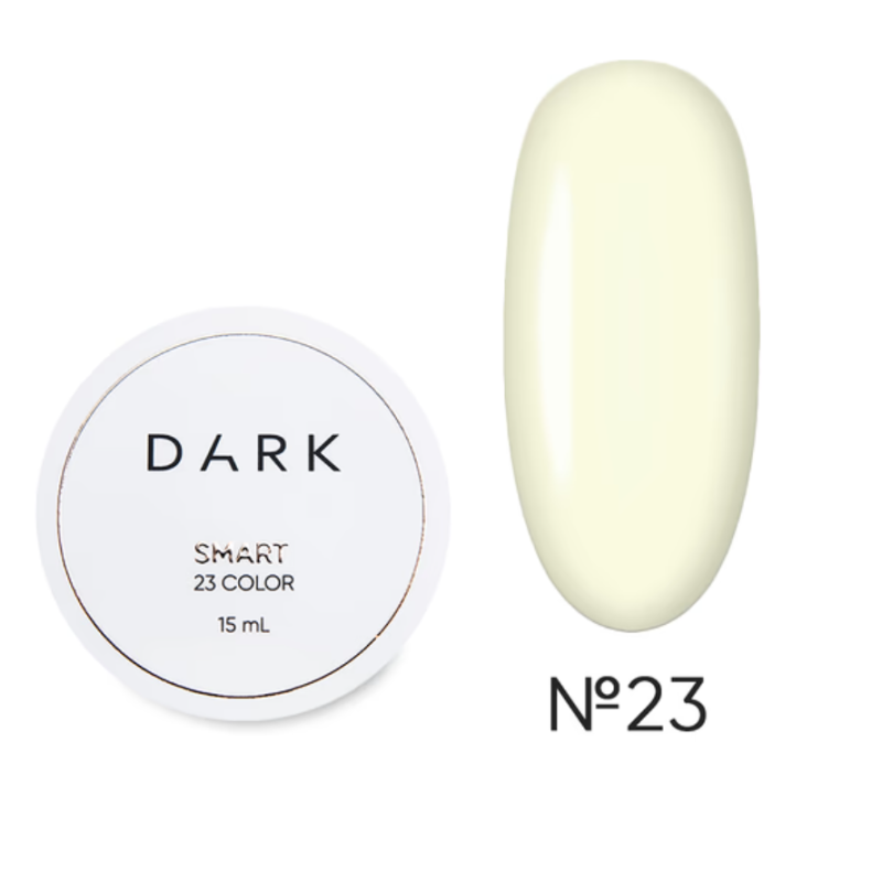 Constructor Dark Smart Builder Gel 23, amarillo pastel, 15 ml