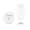 Constructor Dark Smart Builder Gel 26, blanco con microbrillo, 15 ml