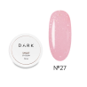 Constructor Dark Smart Builder Gel 27, rosa claro con microbrillo, 15 ml